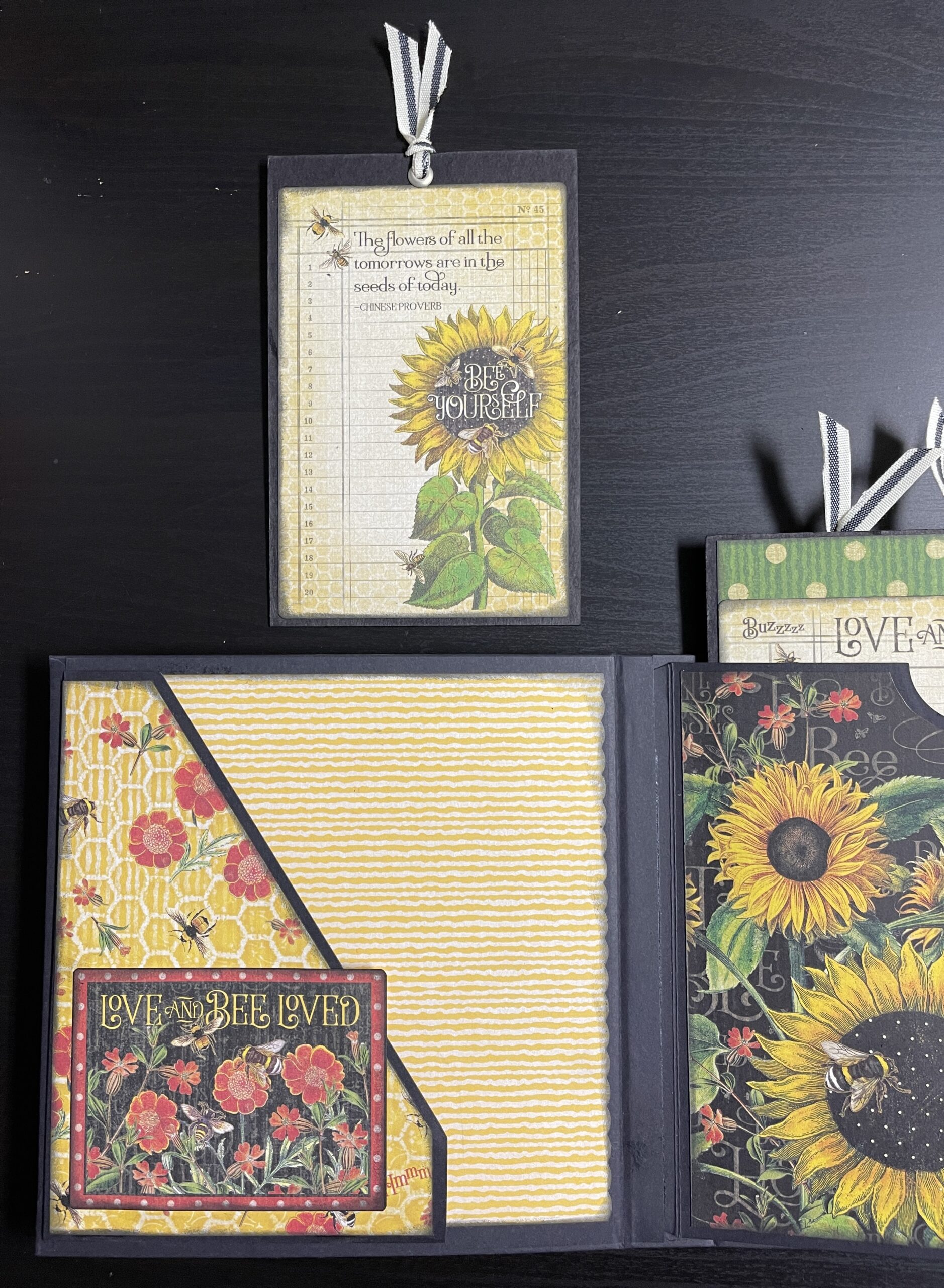 Graphic 45 Let it Bee Stamp Set – Cheap Scrapbook Stuff