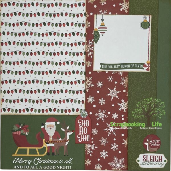 Santa Claus Lane Crop In A Box Page 5B